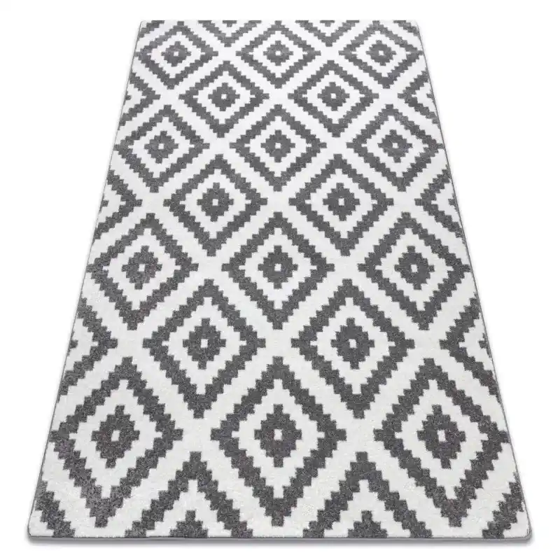 Prezzo Scontato Tappeto SKETCH - crema/grigio - Quadri Ruta