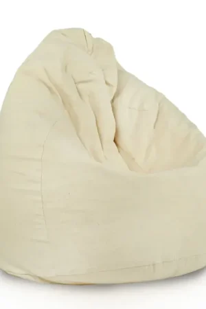 Affare Poltrona Pouf Sacco L per bambini - Cotone Naturale Premium - Non tinto, Ecologico