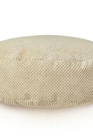 Bestseller Pouf Poggiapiedi Rotondo - Velluto Testurizzato Dot