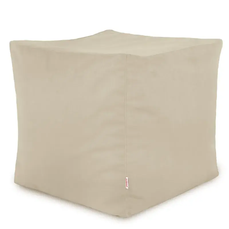 Pouf Cubo Quadrato - Velluto Soft Spedito Oggi