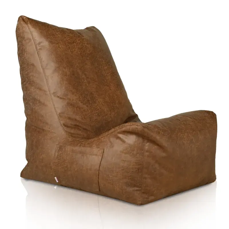 Di Tendenza Poltrona Pouf Sacco Relax XXL Disinto - Vera Pelle Premium