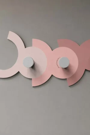 Appendiabiti da parete camerette per bambini con 3 ganci in alluminio Affare
