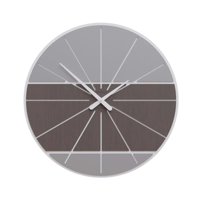 Promozione Orologio da parete rotondo in legno dal design moderno ed elegante
