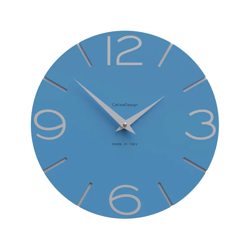 Orologio da parete in legno rotondo dal design moderno Occasione