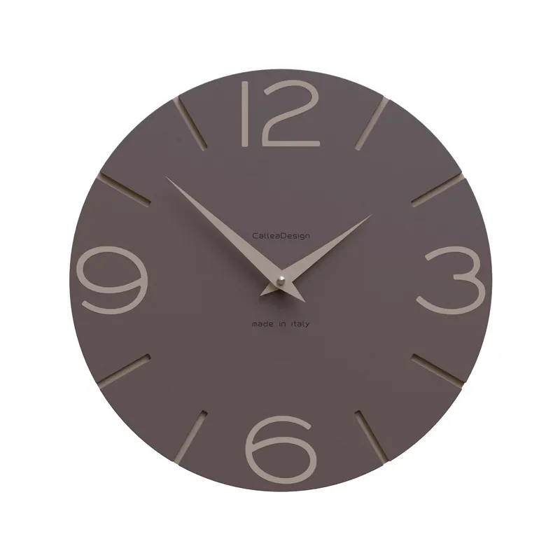 Novità Orologio da parete in legno rotondo dal design moderno