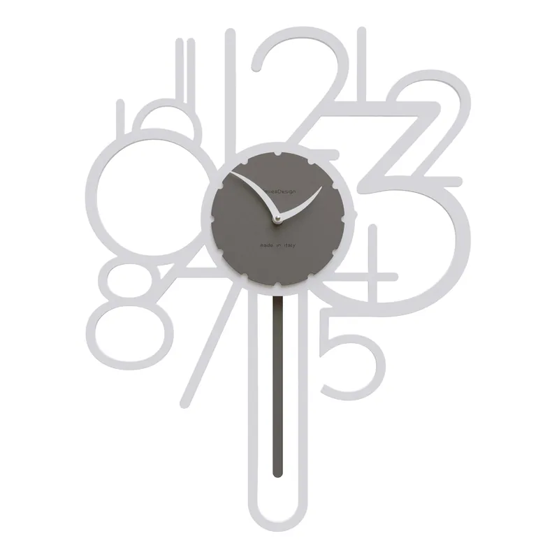 Orologio da parete a pendolo in legno dal design moderno ed elegante Consegna Rapida