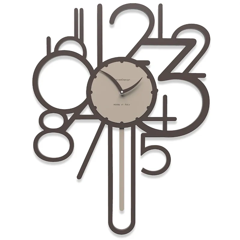 Orologio da parete a pendolo in legno dal design moderno ed elegante Occasione
