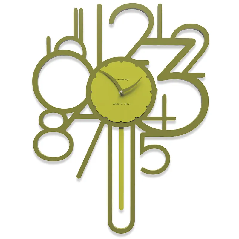 Orologio da parete a pendolo in legno dal design moderno ed elegante Occasione