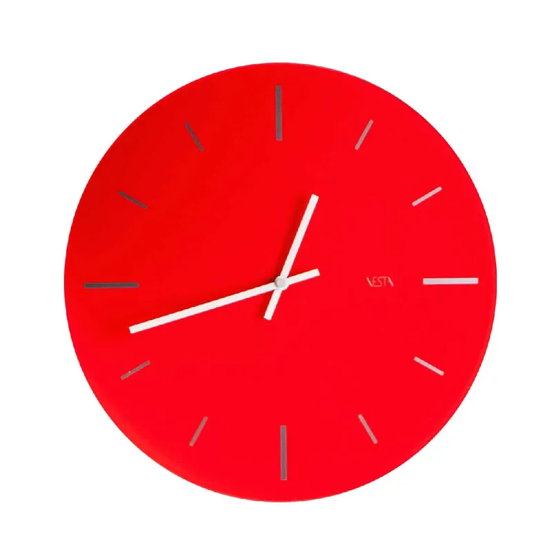 Quantità Limitata Orologio da parete moderno in plexiglass con lancette in metallo
