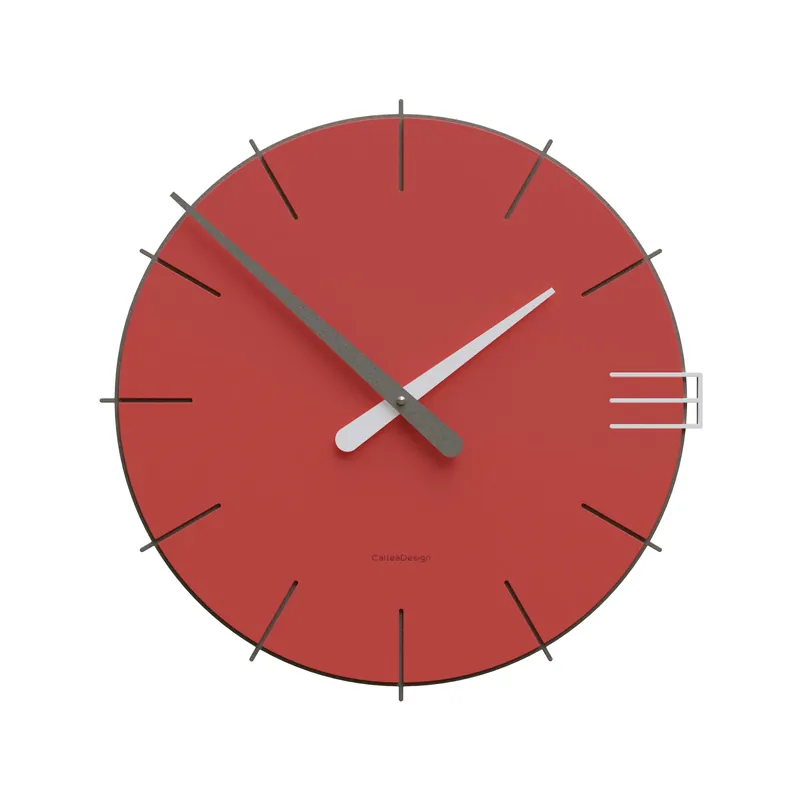 Orologio da parete rotondo in legno dal design moderno Prezzo Ridotto