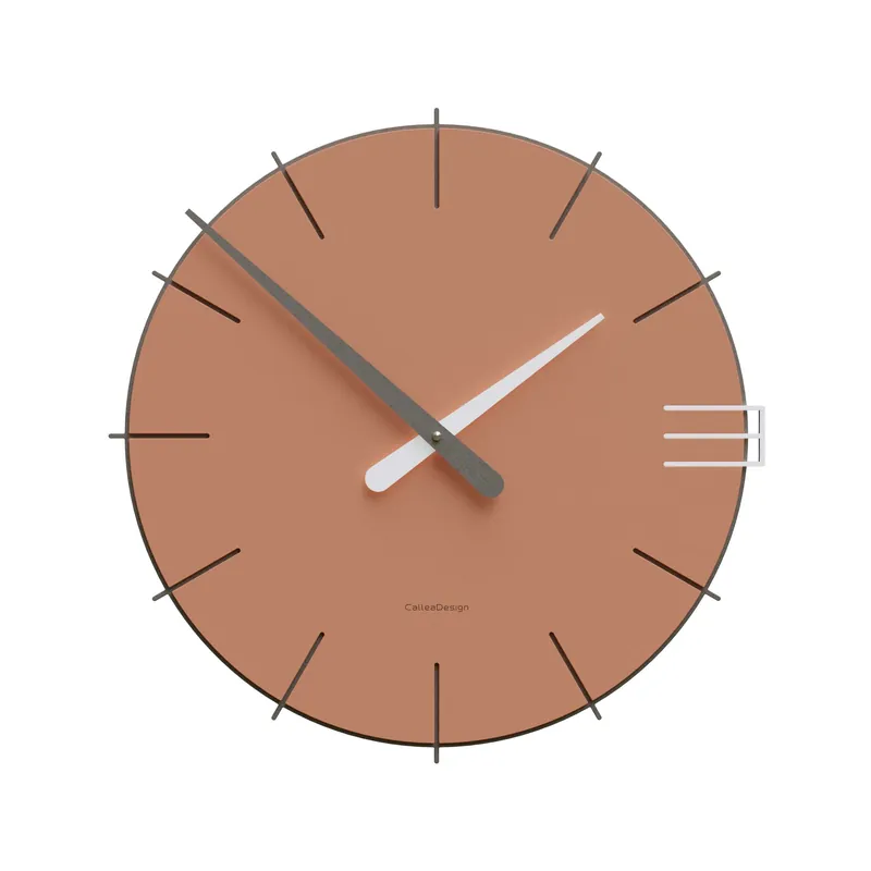 Pagamento Sicuro Orologio da parete rotondo in legno dal design moderno