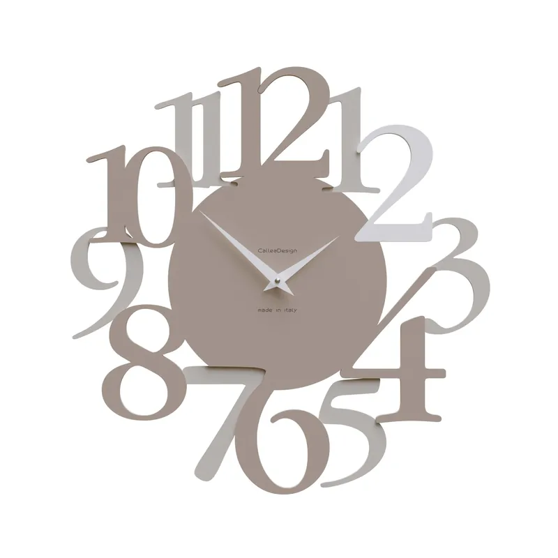 Orologio da parete in legno con numeri dal design moderno Acquista Ora