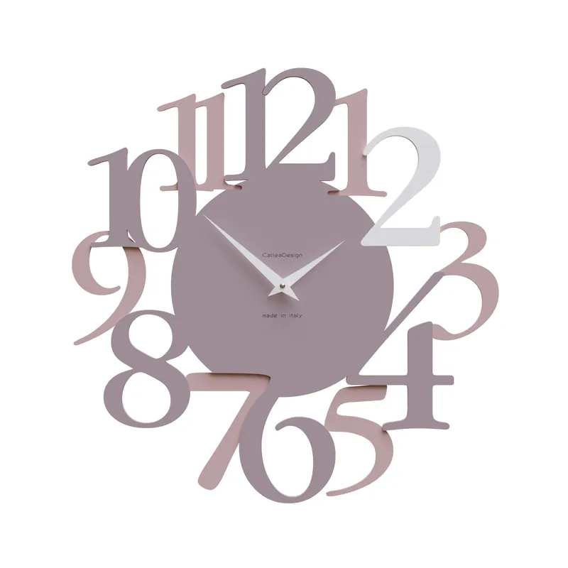 Direttamente Dal Produttore Orologio da parete in legno con numeri dal design moderno