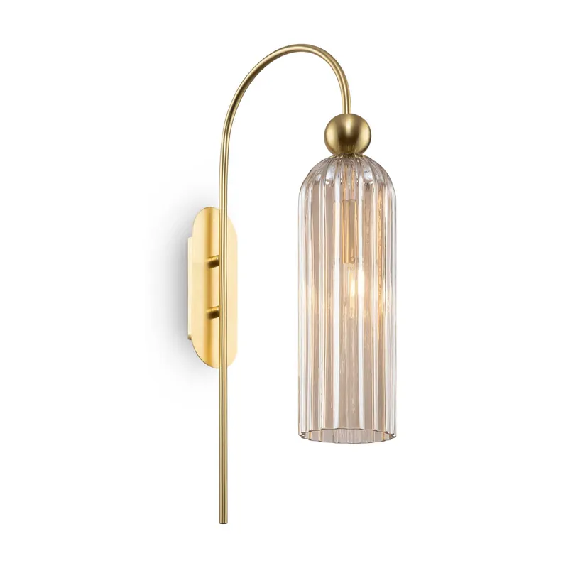 Subito Disponibile Lampada da parete con singolo diffusore in vetro dalle linee moderne - 40W - IP20