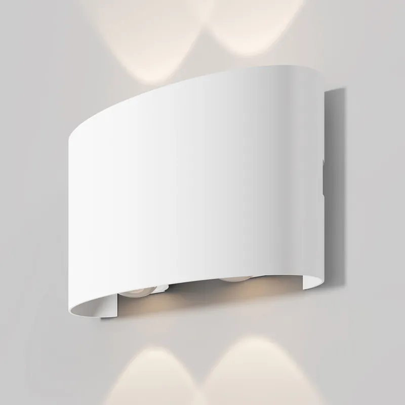 Applique da parete per esterno moderna a LED con struttura piccola in metallo - 4W - Lumen 382 - 3000k Luce Calda - 54 Vendita Finale
