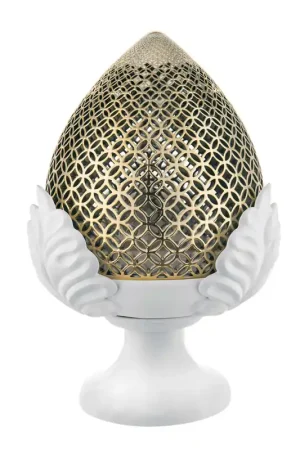 Lampada da tavolo grande dal design moderno a forma di pomo siciliano - 60W Prezzo Scontato