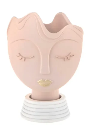 Vaso piccolo in marmorino dalle linee moderne con finiture di design Solo Oggi