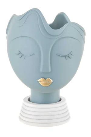 Vaso medio in marmorino dalle linee moderne con finiture di design Nuovo Arrivo