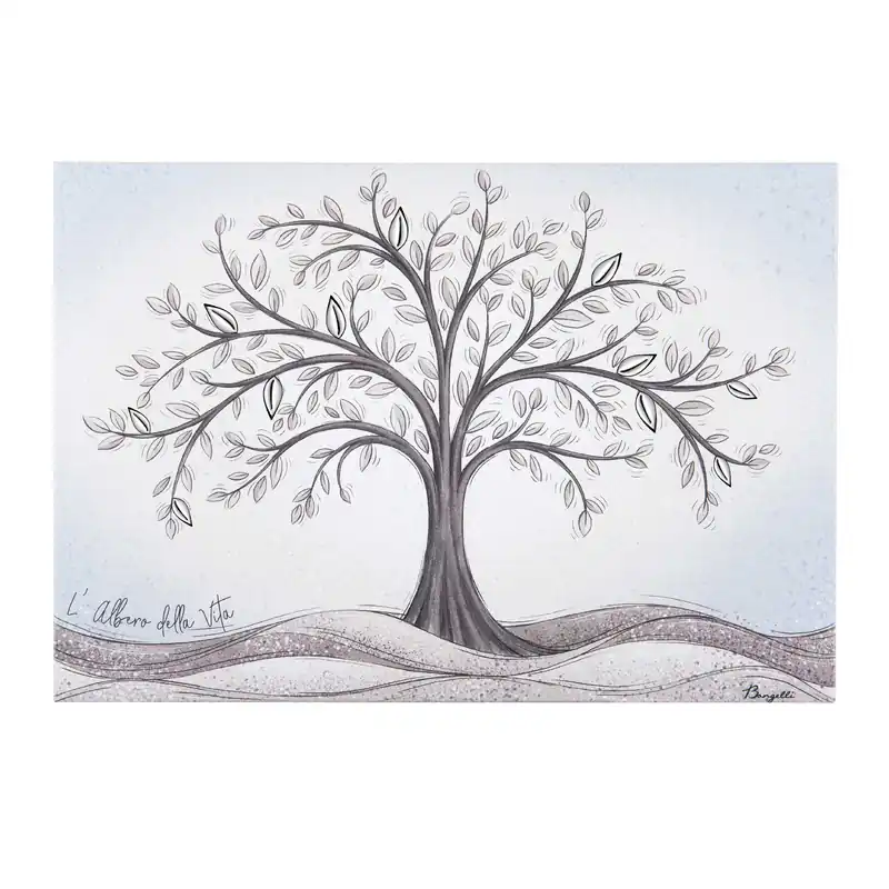 Prezzo Conveniente Quadretto moderno con albero della vita 50x35