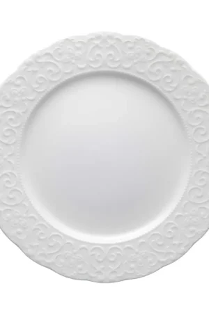 Ultimissimo Modello Set 6 pezzi piatti piani in ceramica dalle linee classiche ed eleganti