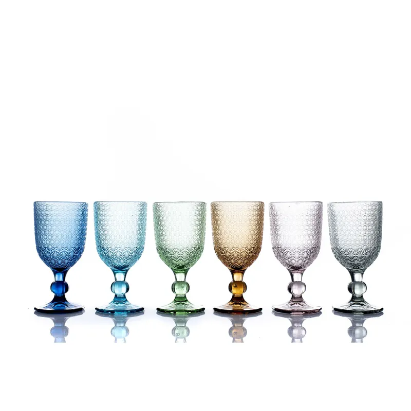 Set 6 pezzi calici per vino in vetro Quantità Limitata
