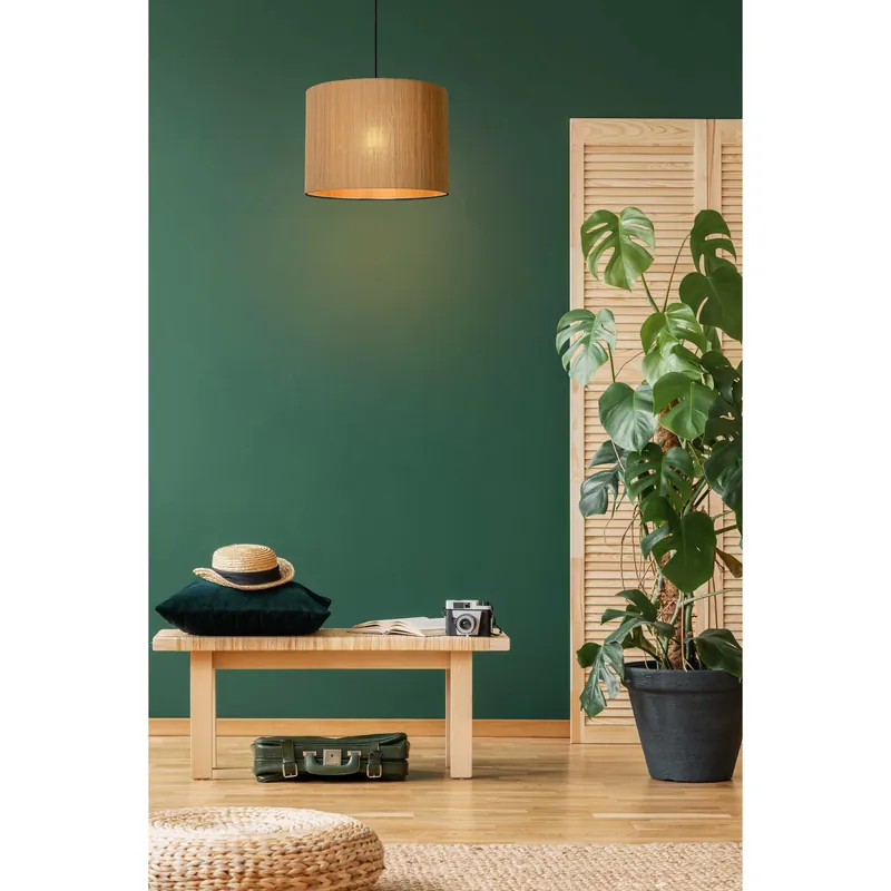 Scelto Dai Clienti Lampada a sospensione con un diffusore con paralume in legno dal design moderno - 40W - IP20