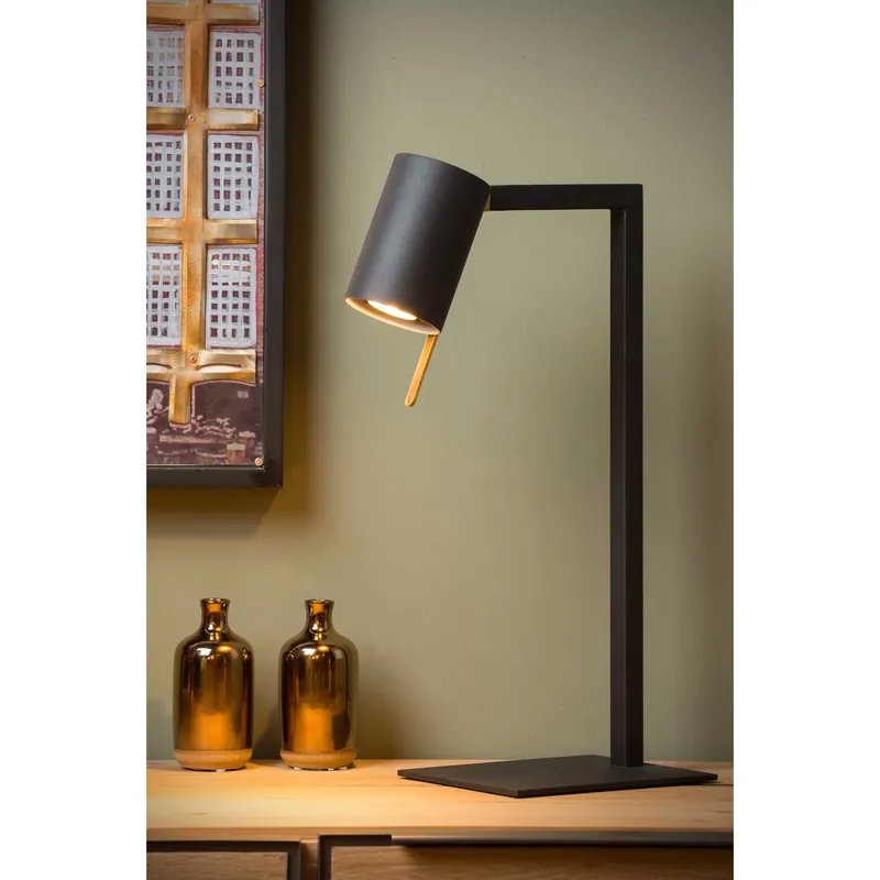 Lampada da tavolo dal design moderno struttura in metallo diffusore orientabile - 35W - IP20 Quantità Limitata