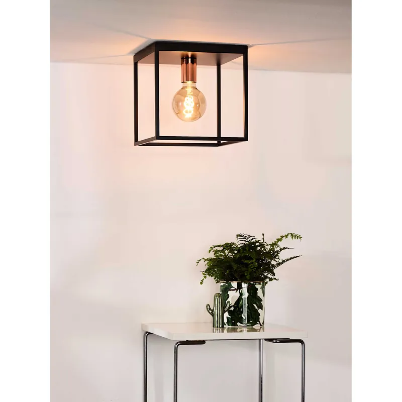 Quantità Limitata Lampada da soffitto di design con struttura in metallo dalla forma cubica - 60W - IP20