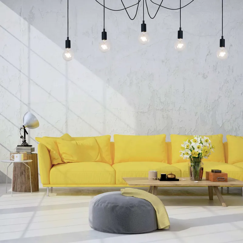 Lampada a sospensione con 5 pendenti con cavo dal design moderno - 60W - IP20 Spedizione Espresso