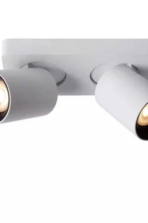 Vendita Finale Faretto in alluminio con doppio LED orientabile e dimmerabile dal design moderno - 5W - Lumen 320 x2 - 3000k Luce Calda - IP20