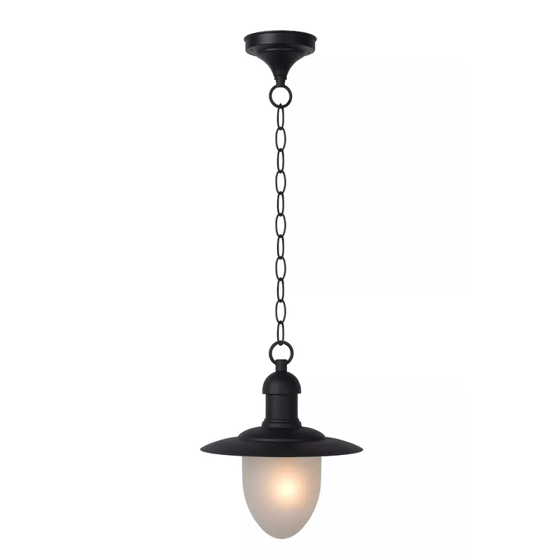 Compra Online Lampada a sospensione da esterno struttura in metallo e diffusore in vetro - 60W - 44