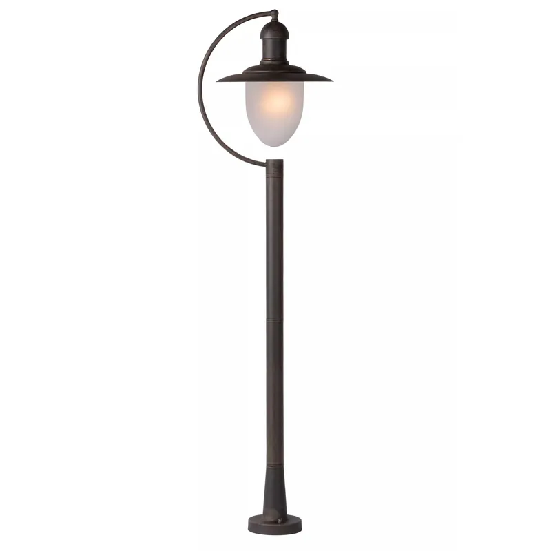Lampione da giardino con struttura in alluminio e diffusore in vetro - 24W - 44 Nuovo Arrivo