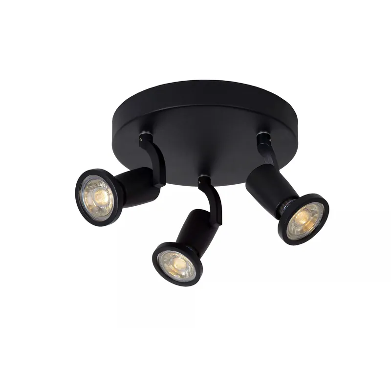 Offerta Limitata Faretto a LED struttura in metallo moderna e triplo diffusore orientabile - 5W - Lumen 320 x3 - 3000k Luce Calda - 20