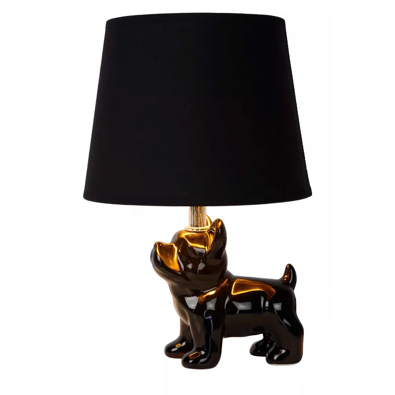 Prezzo Scontato Lampada da tavolo con base in porcellana dal design elegante e paralume in lino - 40W - 20