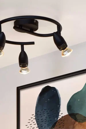 Vendita Finale Faretto in metallo con triplo diffusore orientabile dal design minimalista - 5W - 20