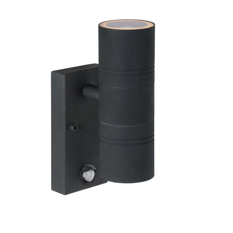 Applique a LED da esterno con struttura in acciaio e doppio diffusore moderno - 5W - Lumen 350 x2 - 3000k Luce Calda - 44 Offerta