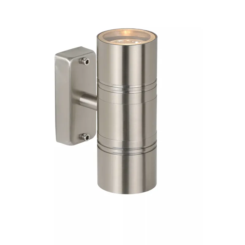 Quantità Limitata Applique a LED da esterno in acciaio e doppio diffusore dal design moderno - 5W - Lumen 350 x2 - 3000k Luce Calda - 44