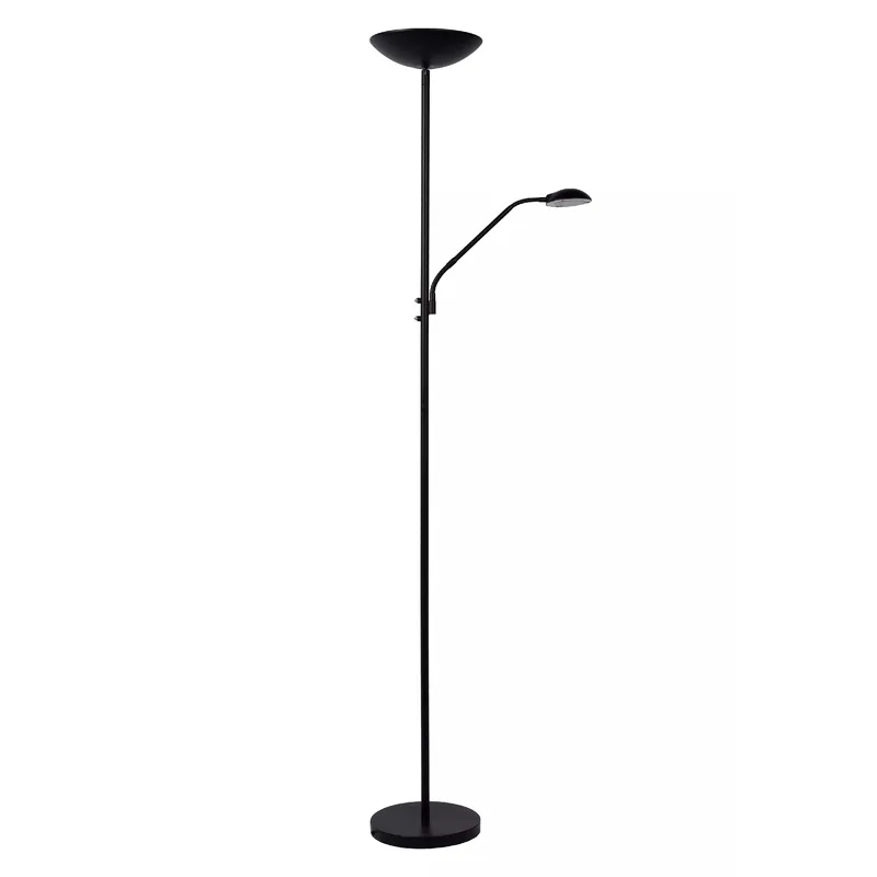 Economico Piantana a LED dimmerabile con struttura in metallo moderna con doppio diffusore - 20W - Lumen 1600+320 - 3000k Luce Calda - 20