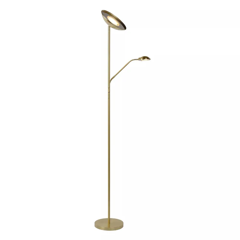 Compra Oggi Stesso Piantana a LED dimmerabile con struttura in metallo moderna con doppio diffusore - 20W - Lumen 1600+320 - 3000k Luce Calda - 20