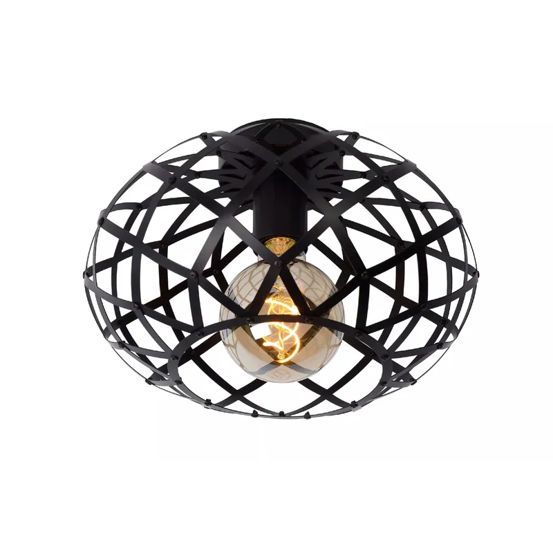 Lampada da soffitto con paralume in metallo intrecciato dal design moderno - 40W - 20 Prezzo Ridotto