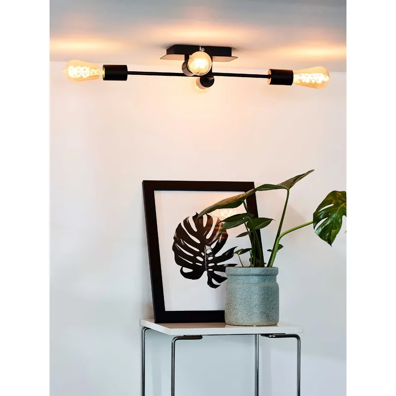 Non Perdere Plafoniera da soffitto moderno con struttura in metallo con 4 diffusori - 40W - 20