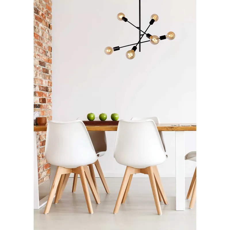Plafoniera con struttura in metallo dal design moderno con 6 diffusori - 40W - 20 Compra Adesso