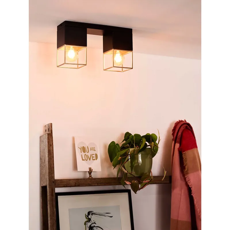 Faretto con struttura in metallo dal design moderno con doppio diffusore - 40W - 20 Offerta Del Giorno