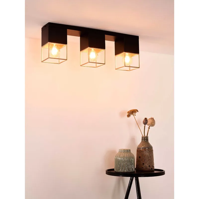 Faretto con struttura in metallo dal design moderno con triplo diffusore - 40W - 20 Più Venduto