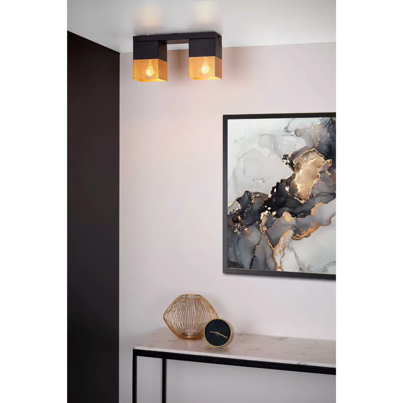 Promozione Esclusiva Faretto con struttura e con doppio diffusore in metallo dal design moderno - 40W - 20