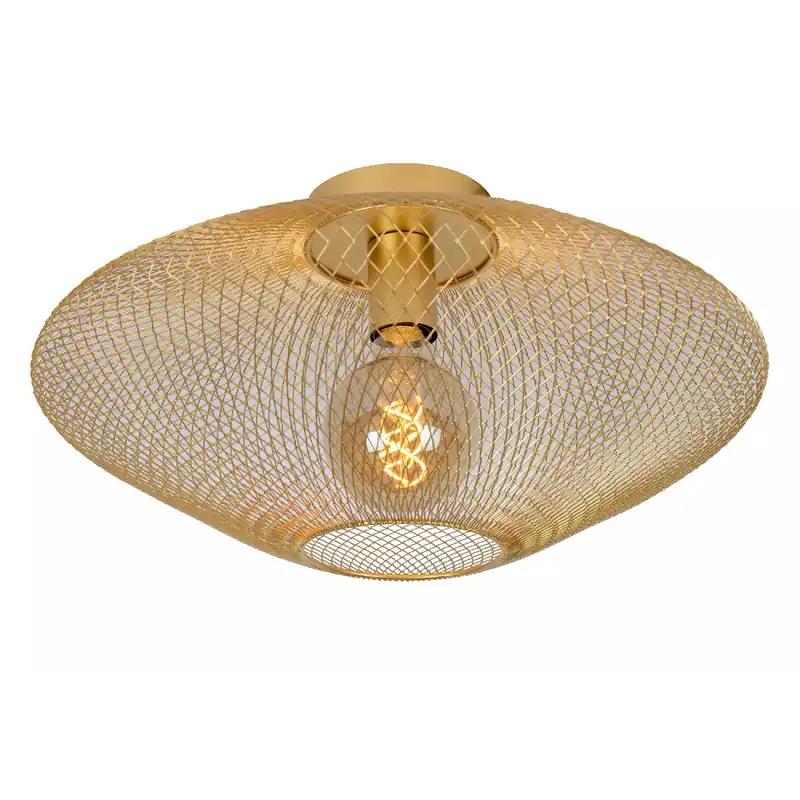 Offerta Del Giorno Plafoniera con struttura e diffusore in metallo intrecciato dal design moderno - 40W - 20
