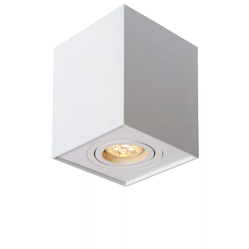 Di Tendenza Faretto quadrato con struttura moderna in alluminio con diffusore orientabile - 50W - IP20