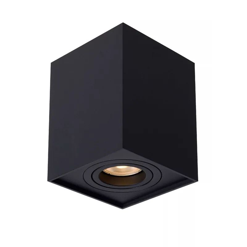 Faretto quadrato con struttura moderna in alluminio con diffusore orientabile - 50W - IP20 Pagamento Sicuro
