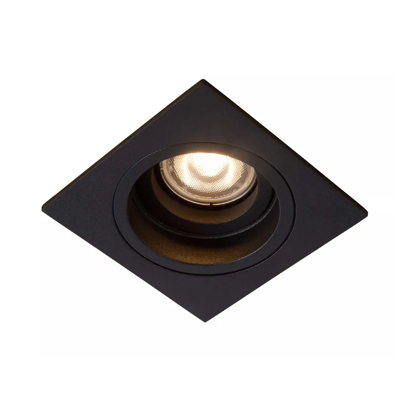Faretto da incasso in alluminio moderna quadrata e con diffusore orientabile - 50W - 20 Spedito Oggi