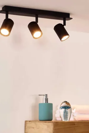 Acquista Ora Faretto in metallo moderno a led dimmerabile con triplo diffusore orientabile - 5W - Lumen 320 x3 - 3000k Luce Calda - 44